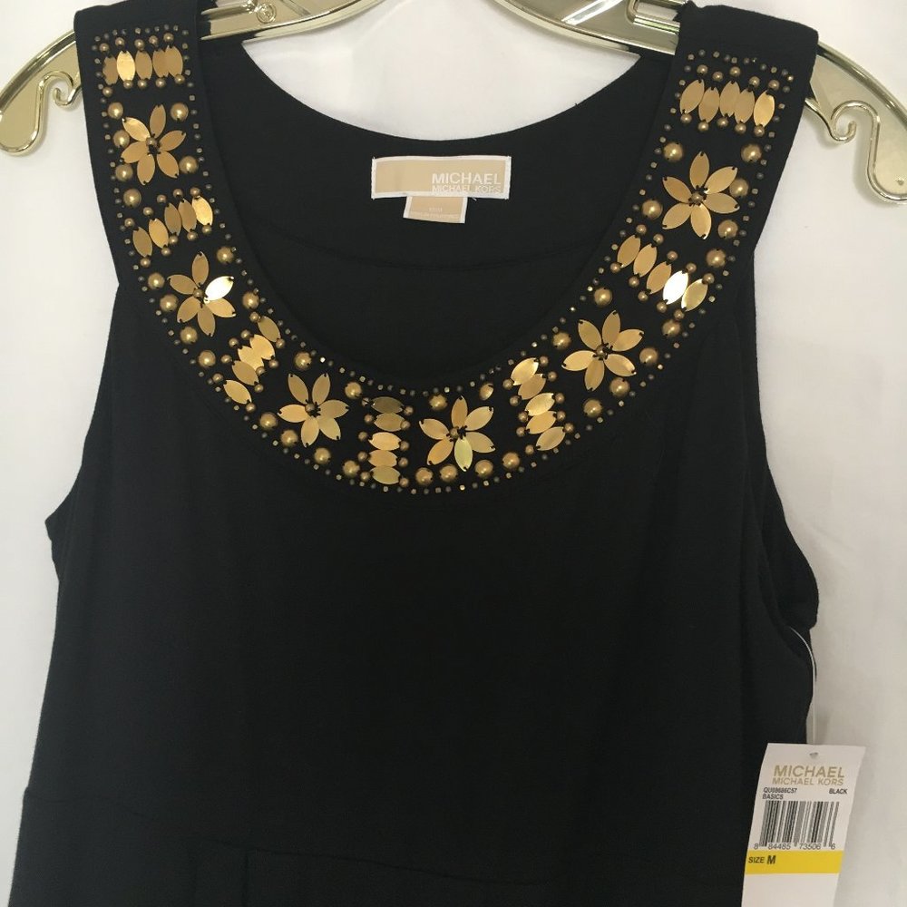 Michael Kors black dress/beach cover w/tag